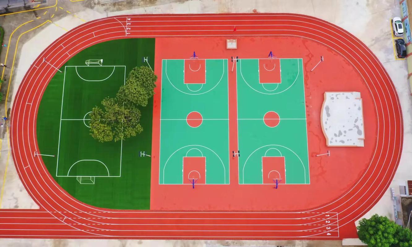 怀化市学校塑胶跑道篮球场 - 方案